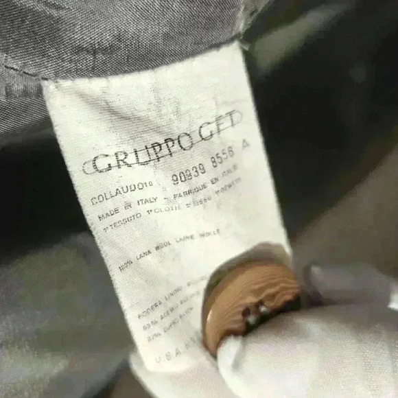 Giorgio Armani Le Collezioni Vintage Blazer Size 4 Mint Condition Lana Wool - Picture 7 of 9